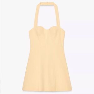 ZARA | Halter jumpsuit dress